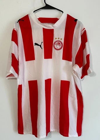 Olympiakos 2006/07 Home Soccer Jersey - Large Cover