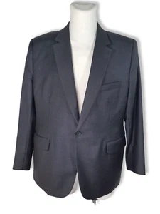 Kilgour Savile Row London Made to Measure Gray Wool One Button Blazer 56 Drop 7 - Picture 1 of 8