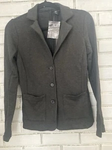 Tahari Jacket Blazer Women’s Size Small Dark Gray - Picture 1 of 8
