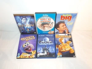 DVD Bundle 6x Cult Classic Comedy Honey We Shrunk Ourselves, Willow, Big, Muppet - Picture 1 of 14