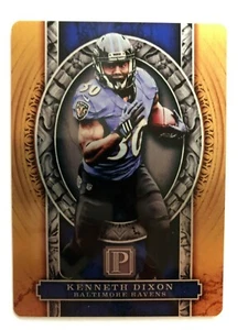 2017 PANINI PANTHEON KENNETH DIXON GOLD METAL #'D 3/10 - Picture 1 of 2