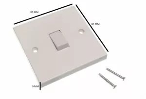 Interruptor De Luz De Doble Pared 1 Gang 2 Vías Paquete De 5 - Imagen 1 de 1
