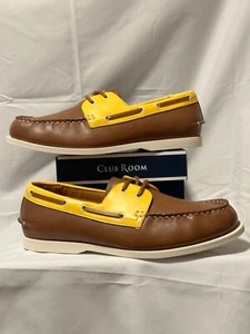Club Room Herren Elliot Bootsschuhe Farbe hellbraun gelb Größe 12M - (0058) - Bild 1 von 7