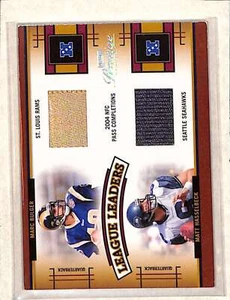 2005 Playoff League Leaders #LL-6 Marc Bulger Matt Hasselbeck Jersey /25 EX - Picture 1 of 2
