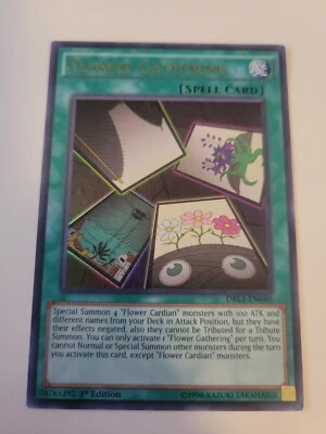 Yu-Gi-Oh! TCG Flower Gathering Dragons of Legend: Unleashed DRL3-EN040 1st Edit… - Image 1 of 4
