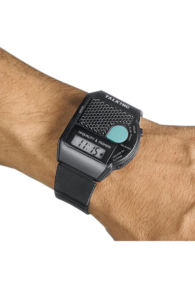 Atlanta Sprechende Armbanduhr Blindenuhr Uhr Zeitansage Weckfunktion Senioren - Bild 1 von 1