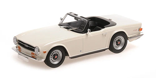 MiniChamps Triumph TR6 1969 White (LHD) - Image 1 of 1