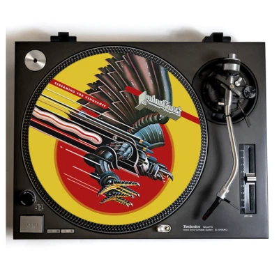 JUDAS PRIEST Turntable Slipmat For Vinyl Records 12" DJ Slip Mat heavy metal