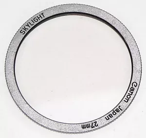 Canon 27mm Skylight Filter #1 - Picture 1 of 3