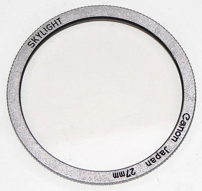 Canon 27mm Skylight Filter  #1 - Image 1 of 3