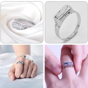 Multifunction Defense Ring Hidden Adjustable Stainless Steel Emergency Useful - Picture 1 of 28