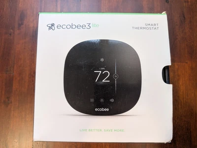 ecobee3 Lite Smart Thermostat - Black (EB-STATE3LT-02) - Image 1 of 4