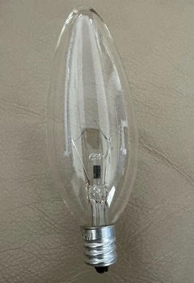 (24) E12 Candle Candelabra Bulbs Dimmable Clear (2 12PKS) C32 40w - Image 1 of 4