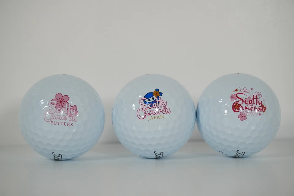 Scotty Cameron JAPÓN limitado Wasabi Warrior SAKURA Titleist Pro V1 3 piezas Foto 1 de 4