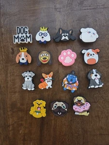 15 Dog Shoe Charms (K) - Picture 1 of 1