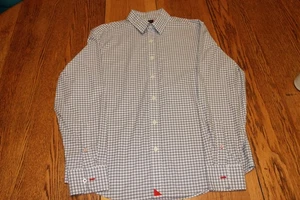 Untuckit Shirt Mens Medium Gingham Check Button Down Long Sleeve Casual - Picture 1 of 8