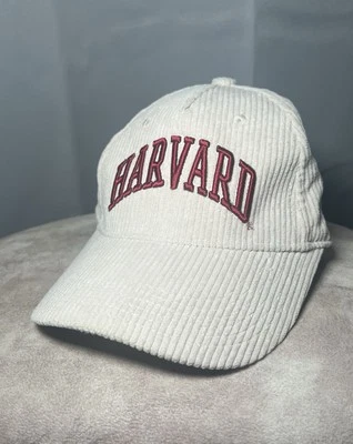 Gorra de béisbol de pana crema de la Universidad de Harvard - Talla única - Mercancía oficial Foto 1 de 4