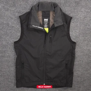 Helly Hansen Crew Weste Herren S schwarz marine Segeln winddicht wasserdicht Full Zip - Bild 1 von 13
