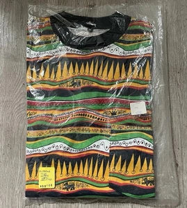 Camiseta De Colección Stussy Años 80 Rasta Ringer Tom Tom Rara Etiqueta Negra Talla M Sin Stock - Imagen 1 de 4
