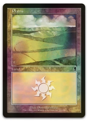 Plains (332) #332 (Foil) (LP) Odyssey ODY Magic MTG - Image 1 of 2