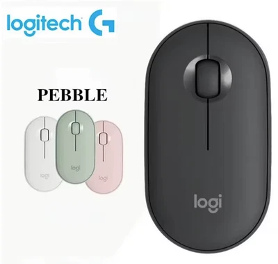 Logitech Pebble M350 Mouse Wireless Bluetooth Mini Ufficio Silenzioso Portatile - Immagine 1 di 4