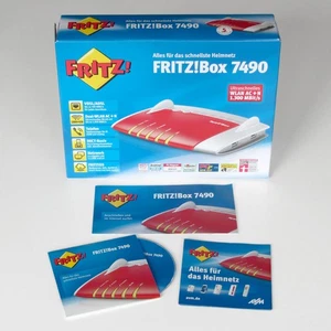 AVM Fritz! Box 7490 karton, płyta CD i instrukcje - bez innej zawartości! - Zdjęcie 1 z 2