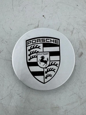 Porsche wheel center cap silver cayenne panamera 911 968 928 Boxster Cayman 944 - Image 1 of 4