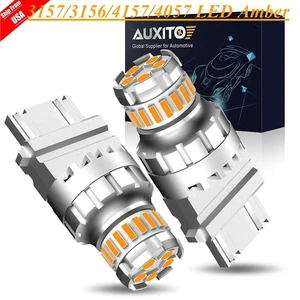 3157 3156 4057 LED Front Turn Signal Light Bulbs W CANBUS Anti Hyper Flash Amber - Bild 1 von 23