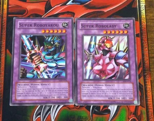Super Roboyarou + Robolady - LOD-074 LOD-073 - Unlimited Ed Yugioh HP - Picture 1 of 9