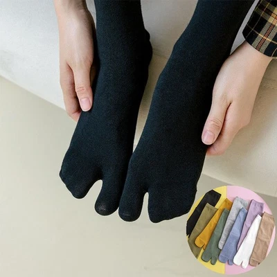 Geta Calcetines Abatibles Mujer Puntera Sandalia Japonesa Dividido Kimono Tabi Calcetines Hombres Flop Foto 1 de 4