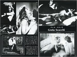 GRETA SCACCHI sexy 1990s Japan Picture Clipping 2-Sheets #CA/J8