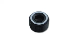Vibrant 1/4in NPT Socket Pipe Plugs - Aluminum - Picture 1 of 2