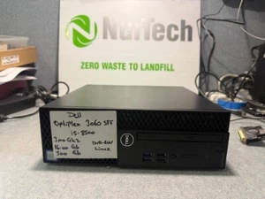 Dell OptiPlex 3060 SFF Intel i5-8500 3.0GHz 16GB 500GB Sata DVDRW Linux! - Picture 1 of 10