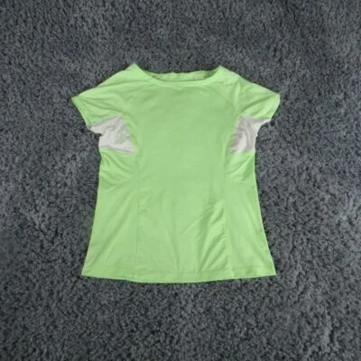 Рубашка женская Zero Restriction маленький зеленый пуловер с коротким рукавом - Изображение 1 из 4