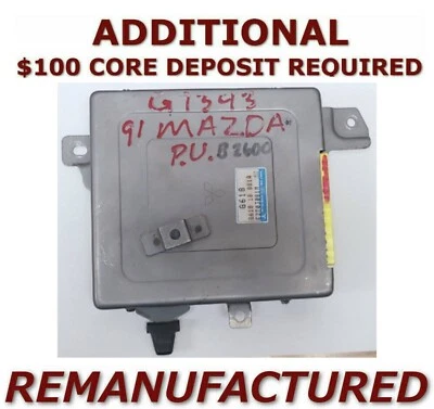 REMAN 91 92 93 MAZDA B2600i Engine Computer ECM ECU PCM G618-18-881A EXCHANGE - Image 1 of 2
