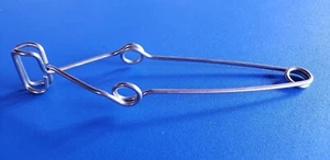 Laborglas Reagenzglas Halter Klemme Rack Zange Edelstahl 6 Zoll Neu (eine) - Bild 1 von 3