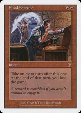 1 x MTG NM Final Fortune 7th Edition Rare