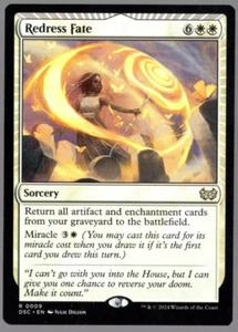 Redress Fate 0009 Sin Lámina Raro Duskmourn Magic The Gathering Casi Como Nuevo - Imagen 1 de 2