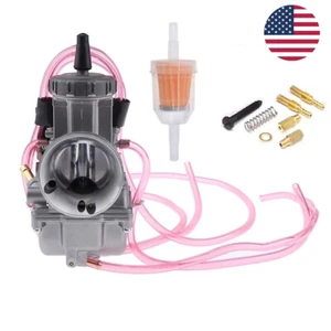 Universal 40mm Motorcycle PWK Carburetor 40 Air Strike Carb For Keihin 500-800cc - Picture 1 of 6