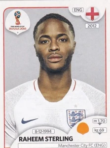 Panini Fifa World Cup 2018 Sticker Nr. 588 Raheem Sterling - Picture 1 of 1