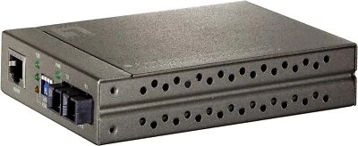 LevelOne FVT-4001 10/100 Based TX to 100FX Media Converter, SC, Multi-Mode 2km - Image 1 of 2