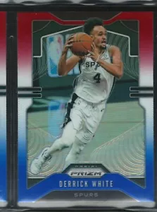 2019-20 Prizm Basketball #141 Derrick White RED WHITE BLUE PRIZM - Bild 1 von 2