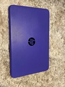 HP Stream 14-AX0XX 32GB eMMc Intel N3060 4GB RAM Windows 10 Purple - Picture 1 of 11
