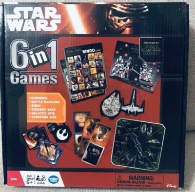 Star  wars 6 In 1 Games For Ages 6 Up - Image 1 of 3