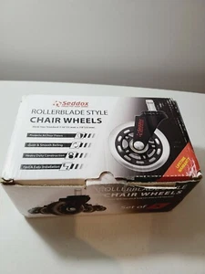 Rollerblade Style Chair Wheels - Picture 1 of 6