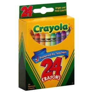 Crayola Crayons 24 Count Back to School Supplies Classroom Supplies Assorted - Picture 1 of 1