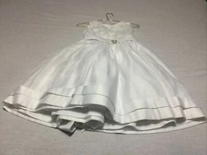 American Princess Dress Girls White Special Occasion Formal Wedding Communion 12 - Picture 1 of 15