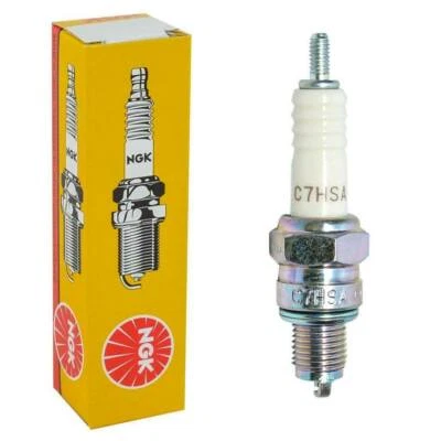 NGK C7HSA SPARK PLUG FOR SCOOTER WITH GY6 150cc OR QMB139 50cc MOTORS - Image 1 of 4