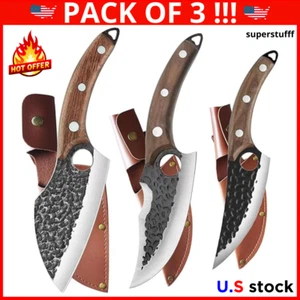 Viking Chef Huusk Knife Japan Kitchen Meat Cleaver Butcher Boning Knife new