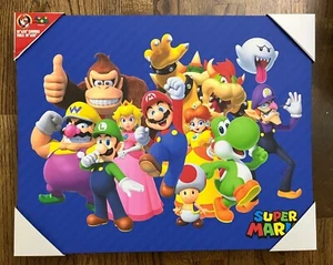 Super Mario Bros Canvas Artwork from Nintendo (16” x 20” x 1.5”) New - Picture 1 of 2